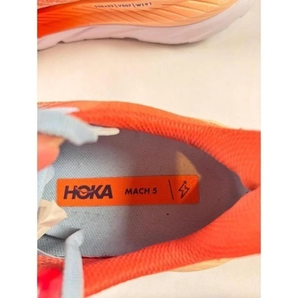 Hoka Mach 5 Women Running Shoes Size 7.5B Lightweight Road Running Sneaker NWOB